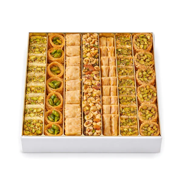 Baklava-Kollektion mit Nüssen und Honig
