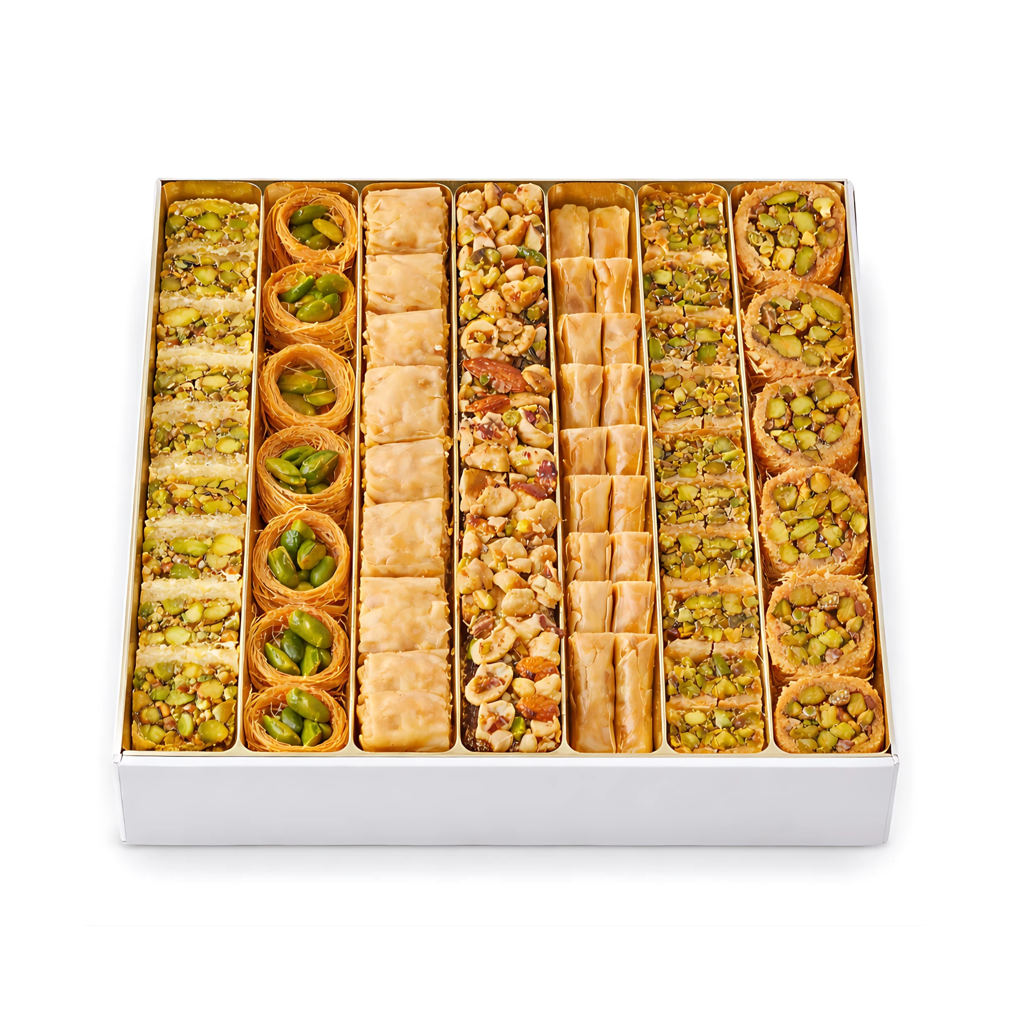 Baklava-Kollektion mit Nüssen und Honig