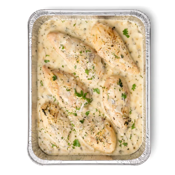 Hähnchengeschnetzeltes in Pilzesauce.