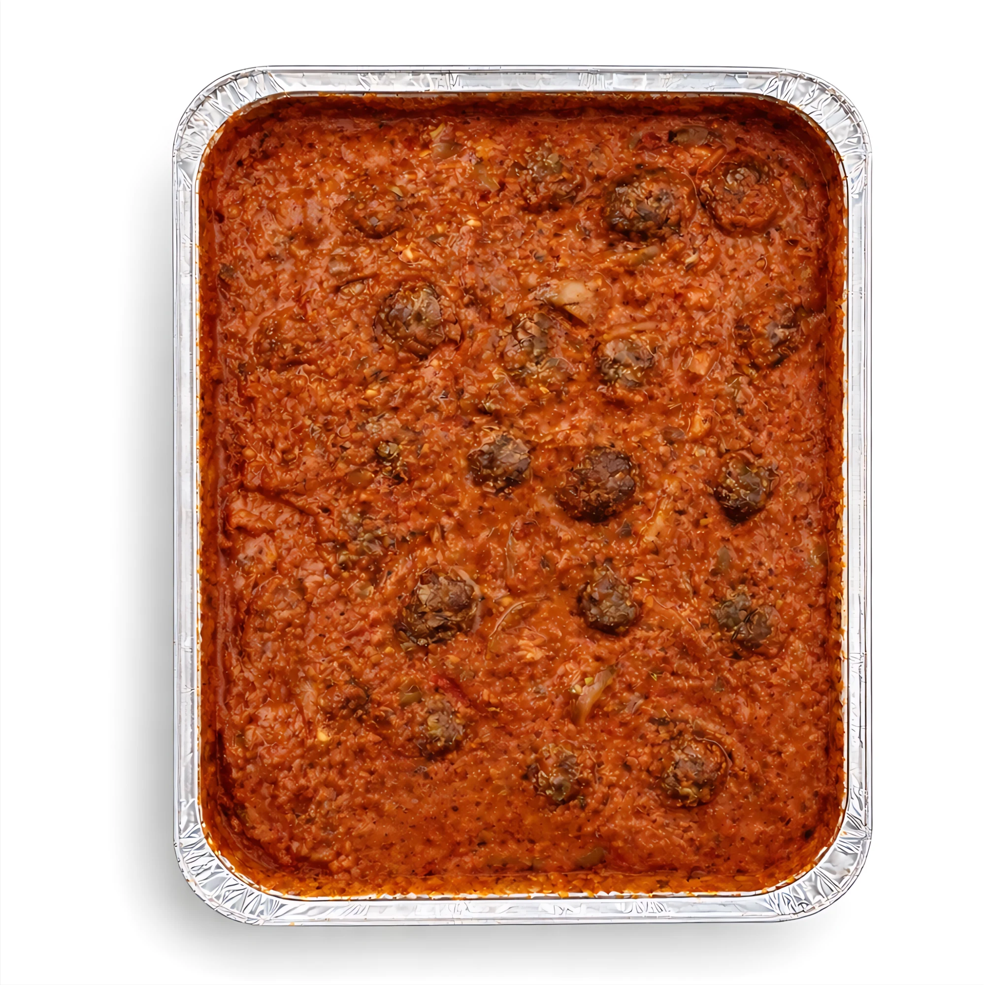 Orientalische Fleischbällchen (Dawood Pasha) in Tomatensauce für 5 Personen.