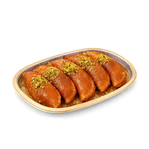 Qatayef mit Käse oder Nussmischung